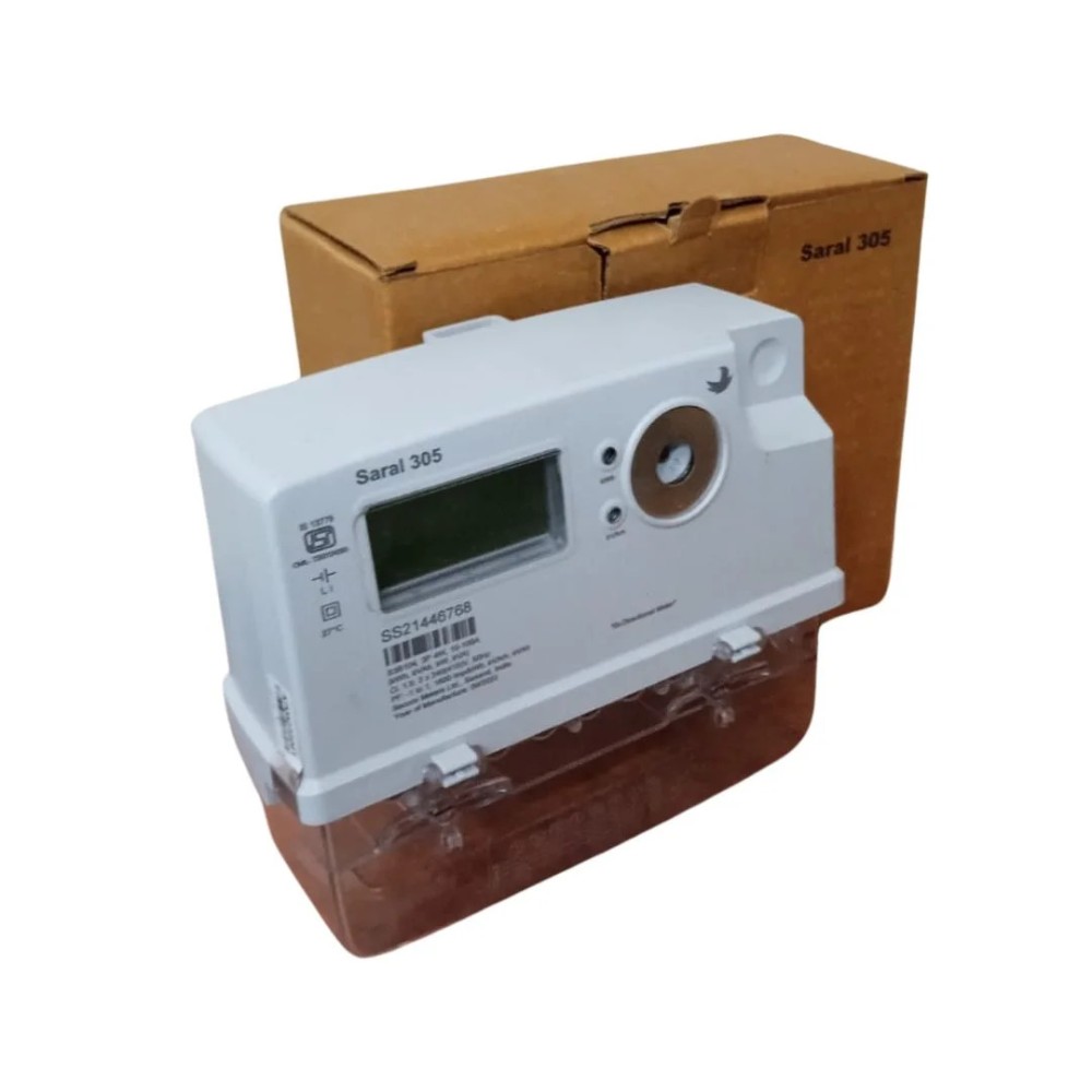 Saral 305 Three-Phase Direct-Connected Credit Meter
