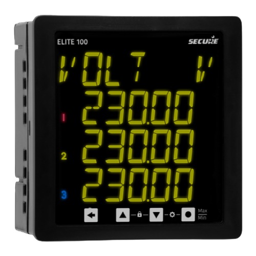 Elite 100 Multi-Line Three Phase Panel Meter